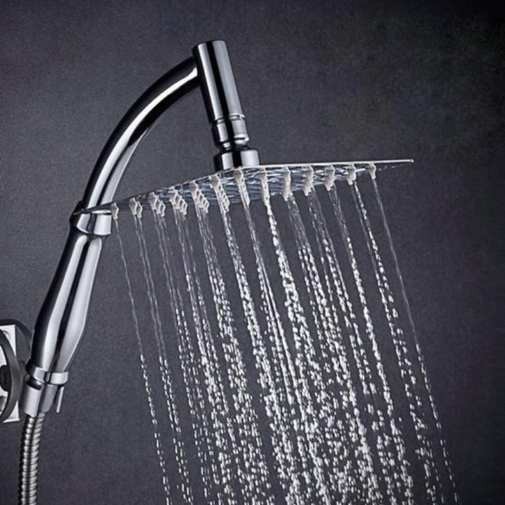 Nederlands Regendouchekop XL Deluxe (28 cm) – nieuw in doos, Doe-het-zelf en Verbouw, Sanitair, Nieuw, Douche, Chroom, Rvs, Ophalen of Verzenden