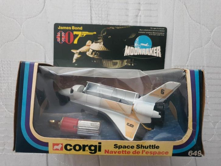 Corgi James Bond Moonraker Space Shuttle, Hobby en Vrije tijd, Modelbouw | Auto's en Voertuigen, Zo goed als nieuw, Overige typen
