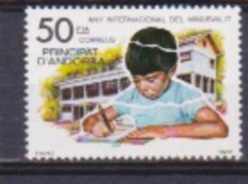 TSS Kavel  3820050 Spaans Andorra Postfris minr 141 Mooi kav beschikbaar voor biedingen