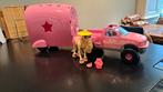 Sassy Stables Paard met Jeep en Trailer, Ophalen of Verzenden, Zo goed als nieuw, Jongen of Meisje