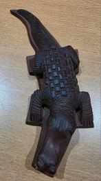 Houten Alligator Beeld, Ophalen of Verzenden