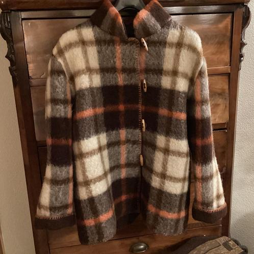 Handgemaakte jas van 100% wollen deken, maat M/L, Kleding | Dames, Jassen | Winter, Nieuw, Verzenden