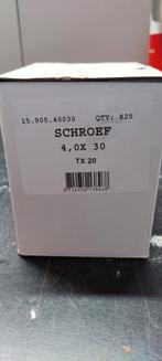 Schroeven 4,0x30 - Torx 20 - 3300 stuks, Ophalen of Verzenden, Nieuw, Minder dan 50 mm, Schroeven