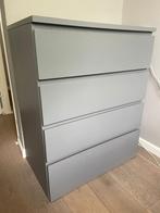 Ikea Malm Ladekast - Grijs, Huis en Inrichting, Kasten | Ladekasten, Ophalen, Kunststof, Gebruikt, 50 tot 100 cm