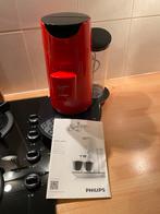 Mooie Rode Philips Senseo koffiemachine, Witgoed en Apparatuur, Koffiezetapparaten, Ophalen, Zo goed als nieuw, Koffiemachine