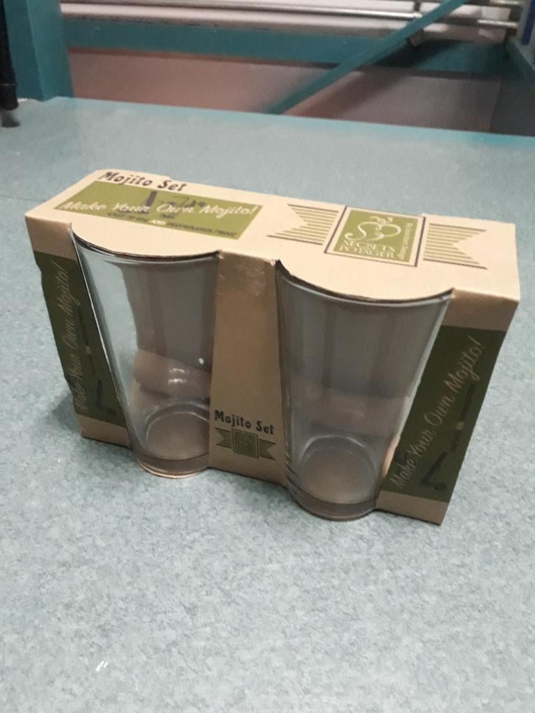 Mojito glazen set, Ophalen of Verzenden, Nieuw, Overige typen