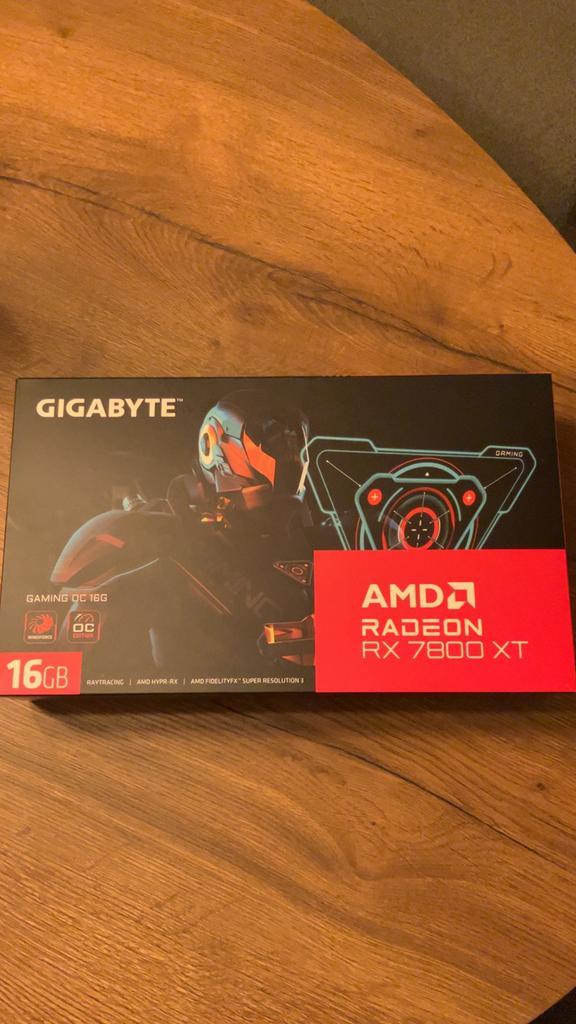 AMD Radeon RX 7800 XT Gigabyte Gaming OC 16GB videokaart, Computers en Software, Videokaarten, Zo goed als nieuw, Nvidia, PCI-Express 4.0