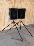 Speaker set met statieven, Overige merken, Ophalen of Verzenden, Zo goed als nieuw, 120 watt of meer