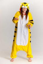 Tijger onesie L XL pak kostuum geel tijgerpak panter cheetah, Maat 52/54 (L), Carnaval, Ophalen of Verzenden, Zo goed als nieuw