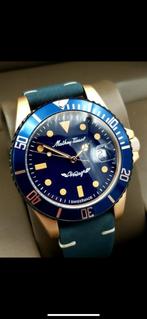 Mathey Tissot Mathy Vintage Horloge 42mm, Overige merken, Leer, Staal, Ophalen of Verzenden