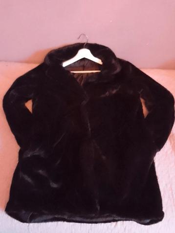 Faux Fur Jas Zwart XL - Nieuw! beschikbaar voor biedingen
