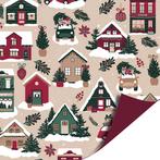 Cadeaupapier kerst - 2m x 70cm, Ophalen of Verzenden, Nieuw