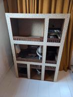 Vintage hoog poppenhuis met details, Ophalen, Gebruikt, Poppenhuis