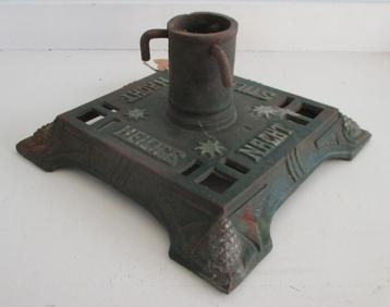 Kerstboomstandaard Gietijzer Stille Nacht, etc  Art Nouveau beschikbaar voor biedingen