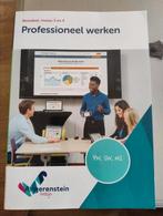 Professioneel werken - Angerenstein, Ophalen of Verzenden, Zo goed als nieuw, Overige niveaus, Geschiedenis