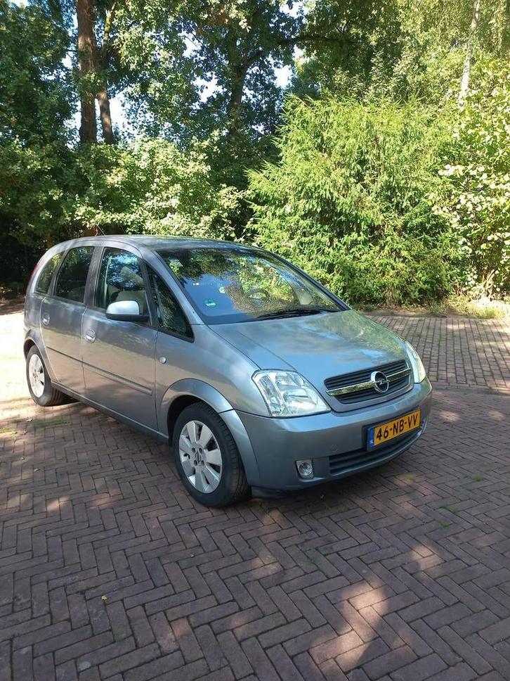 Opel Meriva 1.8 16V 2003 Grijs Airco 1e eigenaar, Auto's, Opel, Particulier, Meriva, Benzine, E, MPV, Handgeschakeld, Origineel Nederlands
