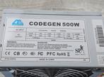 Codegen 500w max voeding psu power supply 400x1, Ophalen of Verzenden, Gebruikt