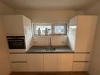 Moderne greeploze BAUFORMAT keuken incl. Siemens apparatuur, Ophalen, Wit, Overige typen, Composiet