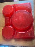 Mickey Mouse bord plastic rood, Verzamelen, Mickey Mouse, Verzenden