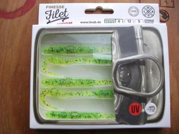 5 stuks LMAB Finesse Filet Worm / kunstaas shads  beschikbaar voor biedingen