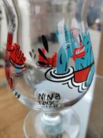 Duvel Bierglas Nina vande Weghe, Verzamelen, Ophalen of Verzenden, Zo goed als nieuw, Glas of Glazen, Duvel
