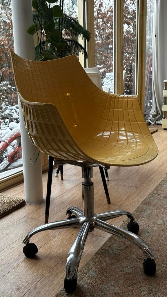 Driade Merdiana bureaustoel - Christophe Pillet design, Ophalen of Verzenden, Zo goed als nieuw, Geel, Bureaustoel