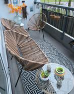 Balkon/tuinset 4-delig, Tuin en Terras, Ophalen, Aluminium, 2 zitplaatsen