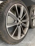 19'' originele Jaguar XF velgen + winterbanden 5x108 9X23-10, Auto-onderdelen, Banden en Velgen, Banden en Velgen, Gebruikt, Personenwagen