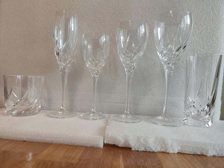 Wedgwood Toscane glasservies, Antiek en Kunst, Antiek | Glas en Kristal, Ophalen