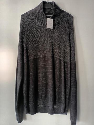 nieuwe heren trui maat 3xl in de kleur zwart grijs beschikbaar voor biedingen