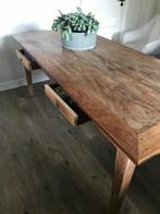 Eettafel, Huis en Inrichting, Tafels | Eettafels, Gebruikt, Vijf personen of meer, 150 tot 200 cm, Rechthoekig