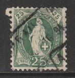 Zwitserland 1882 59 Helvetia 25c, Gest, Ophalen of Verzenden, Gestempeld