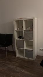 Ikea vakkenkast met drie bijbehorende dozen, Ophalen, Zo goed als nieuw