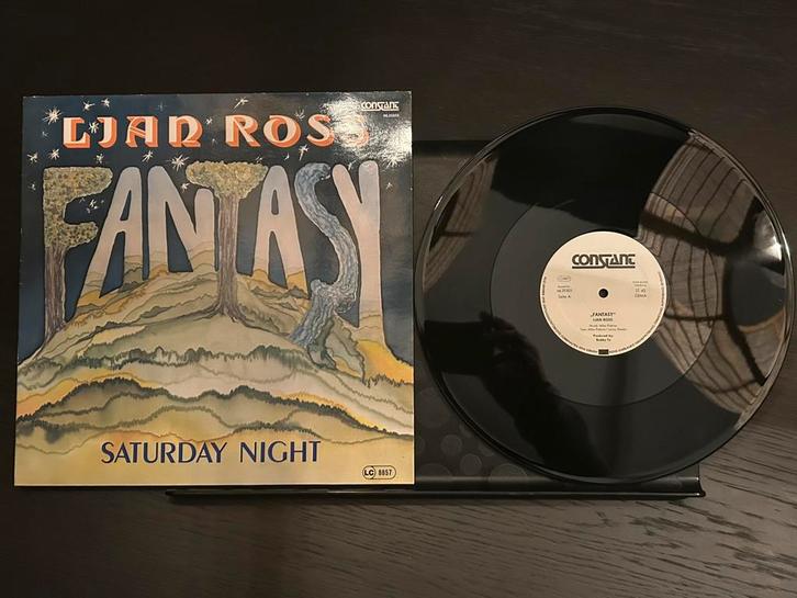 Lian Ross ‎– Fantasy Maxi Single ( Italo Disco )  12”, Cd's en Dvd's, Vinyl | Dance en House, Zo goed als nieuw, Disco, 12 inch