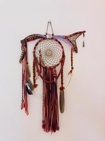 dromenvanger met kristallen 90 cm lang aardetinten beschikbaar voor biedingen