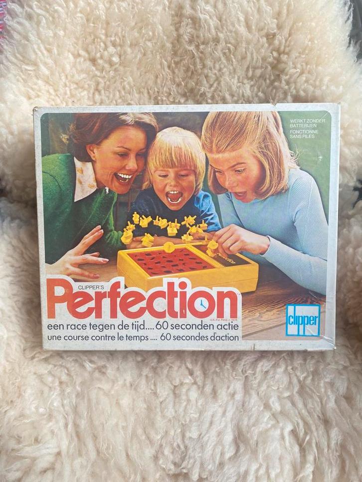 Vintage spel perfections van Clipper, Hobby en Vrije tijd, Gezelschapsspellen | Bordspellen, Zo goed als nieuw, Ophalen of Verzenden