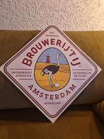 Brouwerij 't Ij plaat poster, Ophalen, Gebruikt, Reclamebord, Plaat of Schild, Overige merken