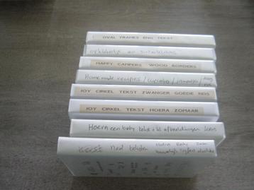 siliconenstempel in doos letter  beschikbaar voor biedingen