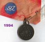 Vaantje en medaille 28e drentse rijwiel 4 daagse 1994, Postzegels en Munten, Ophalen of Verzenden, Overige materialen