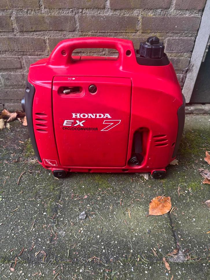 Honda EX 7 Cycloconverter Aggregaat, Doe-het-zelf en Verbouw, Aggregaten, Gebruikt, Benzine, Minder dan 5 kVA, Geluidgedempt, Ophalen