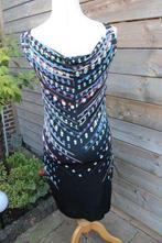 Jurk zwart / gekleurd Ana Alcazar mt 38 Vaste prijs OPRUIMIN, Maat 38/40 (M), Zwart, Ophalen of Verzenden, Zo goed als nieuw