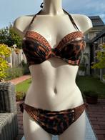 Marie Jo halter bikini Amanda Leopard  push up 80B / 38, Ophalen of Verzenden, Zo goed als nieuw, Bikini