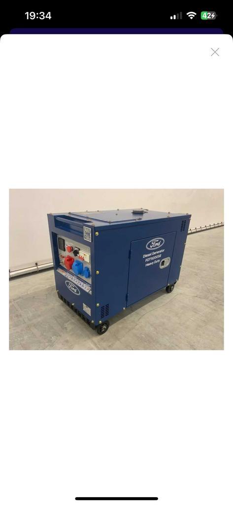Nieuwe ford fdt9200se, Doe-het-zelf en Verbouw, Aggregaten, Zo goed als nieuw, Dieselolie, Ophalen