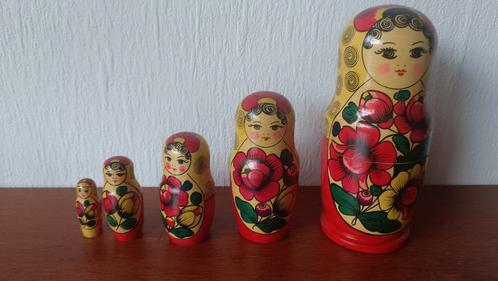 Brocante Matroesjka Poppen - 5 stuks, Antiek en Kunst, Curiosa en Brocante, Ophalen of Verzenden