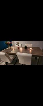 Eettafel+ stoelen ,salontafel en tv meubel, Huis en Inrichting, Complete inboedels, Ophalen