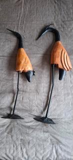 Staande vogels als decoratie, Huis en Inrichting, Woonaccessoires | Overige, Ophalen of Verzenden, Zo goed als nieuw