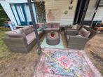 8 persoons wicker loungeset met extra hoezen merk Bellagio, Ophalen, Gebruikt, Loungeset, Wicker