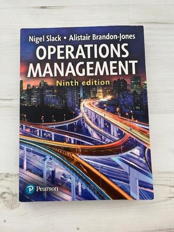 Operations Management - Nigel Slack - 9th edition beschikbaar voor biedingen