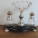 Uit inboedel: Antiek zilveren inktstel C.E.Held (1861-1885), Antiek en Kunst, Antiek | Goud en Zilver, Ophalen of Verzenden, Zilver