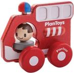 Nieuw: Plan Toys houten speelvoertuig brandweer, Ophalen of Verzenden, Nieuw, Auto, Met wieltjes
